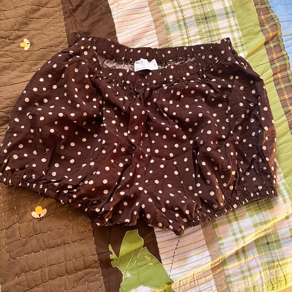 Asos Polka Dot Brown Bloomer Women's Shorts